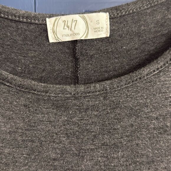 Maurices 24/7 Grey Sheath Dress Size S - Picture 3 of 7